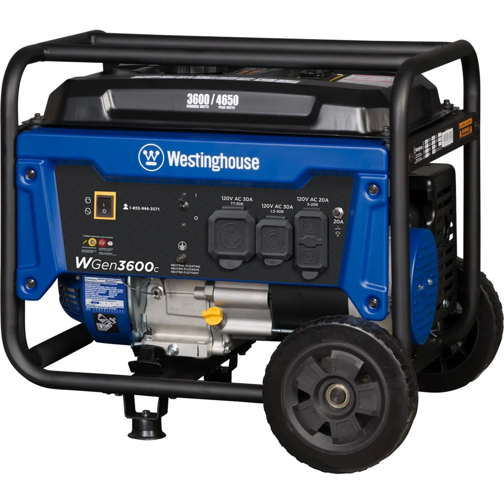 Gas Powered Portable Generator with CO Sensor J385