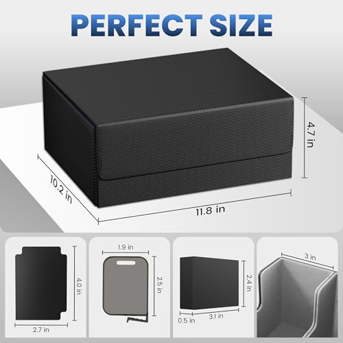 Card Storage Box with 10 Dividers B281