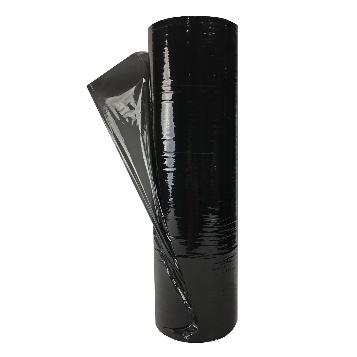 18" x 1500' 80g Stretch Wrap 4 Rolls Dark Black J1352