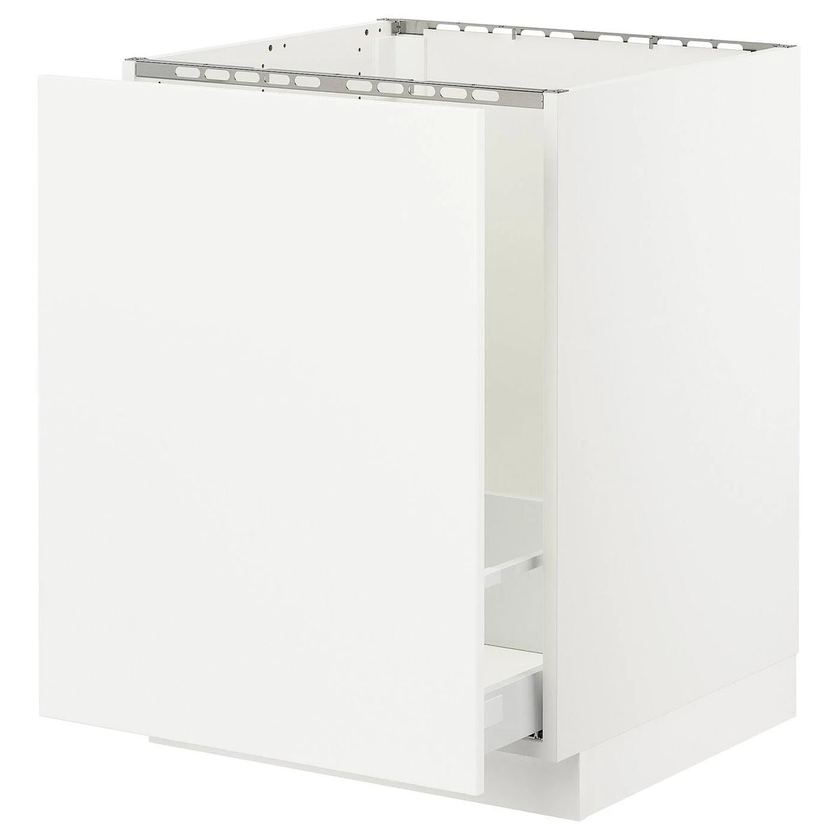 White Base Cabinet with Recycling P473647