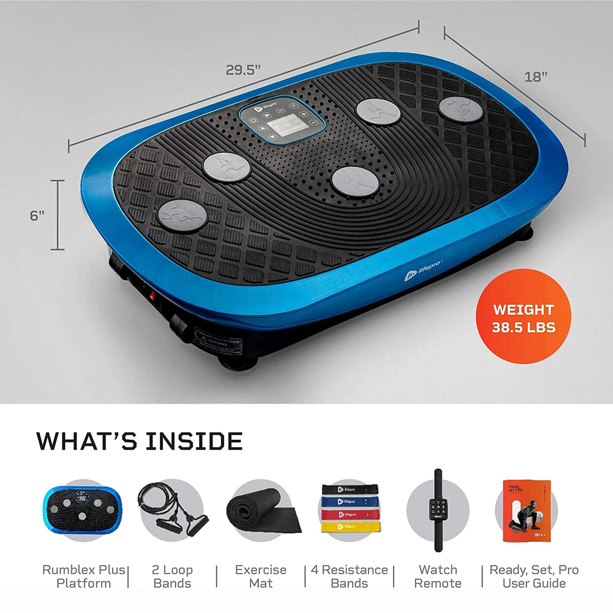 Blue 4D Vibration Plate V68803