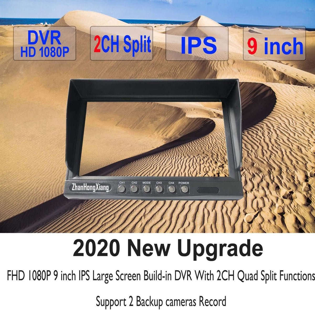 IP69 Waterproof HD 1080P Rear View Camera and 9 IPS Monitor System C347480