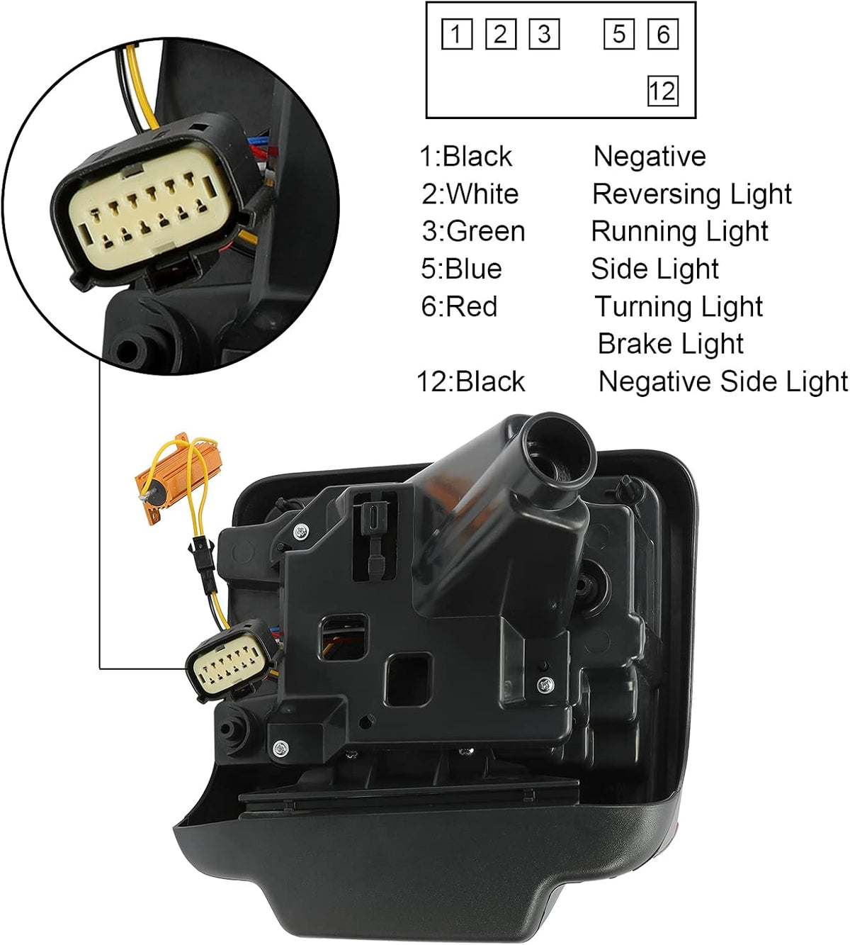 LED Dynamic Tail Light Assembly Set D332