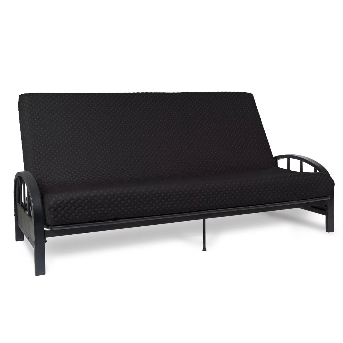 Memory Foam Futon Sofa Bed Mattress Full Size Midnight Black F8857