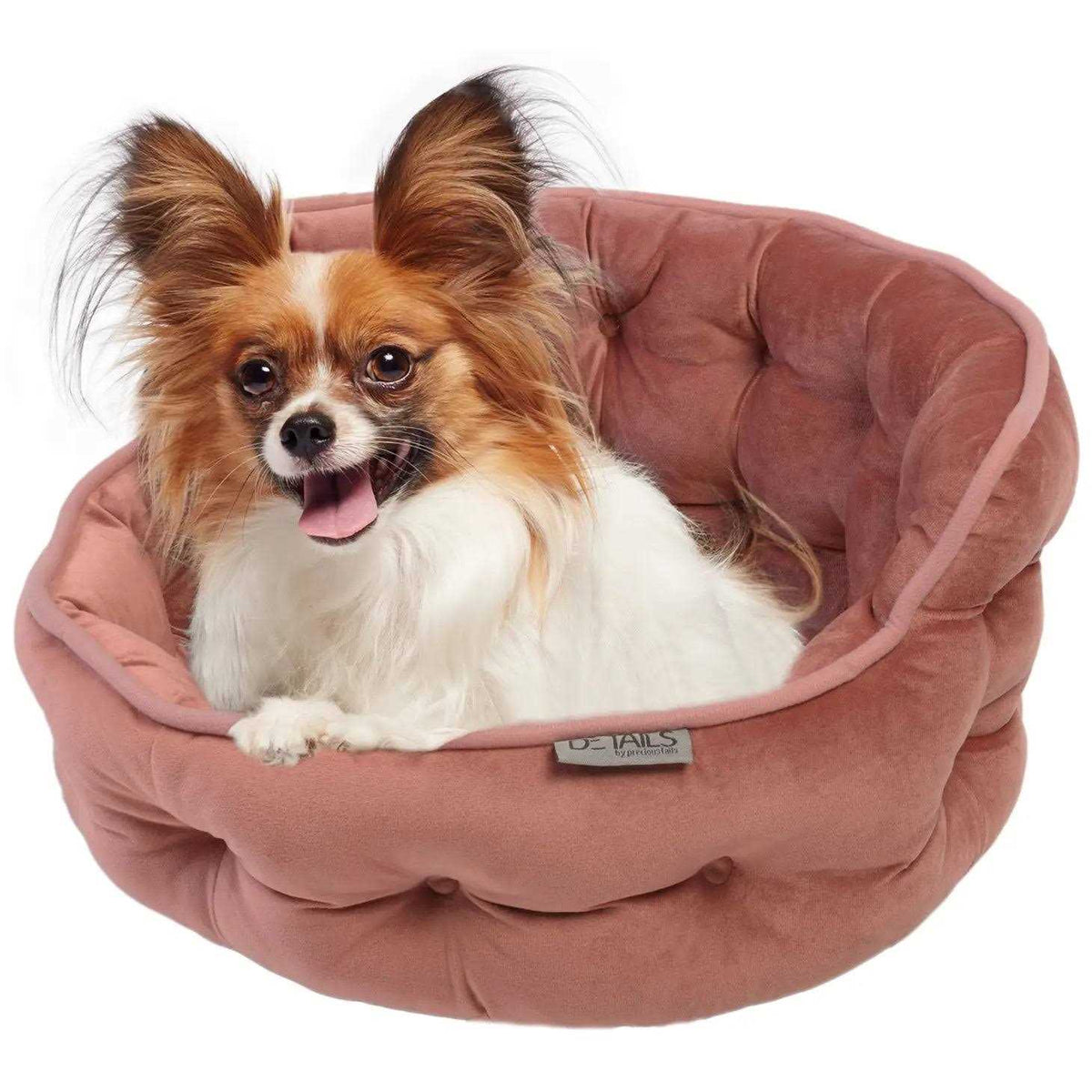 Mini Tufted Velvet Round Cuddler Pet Bed H172