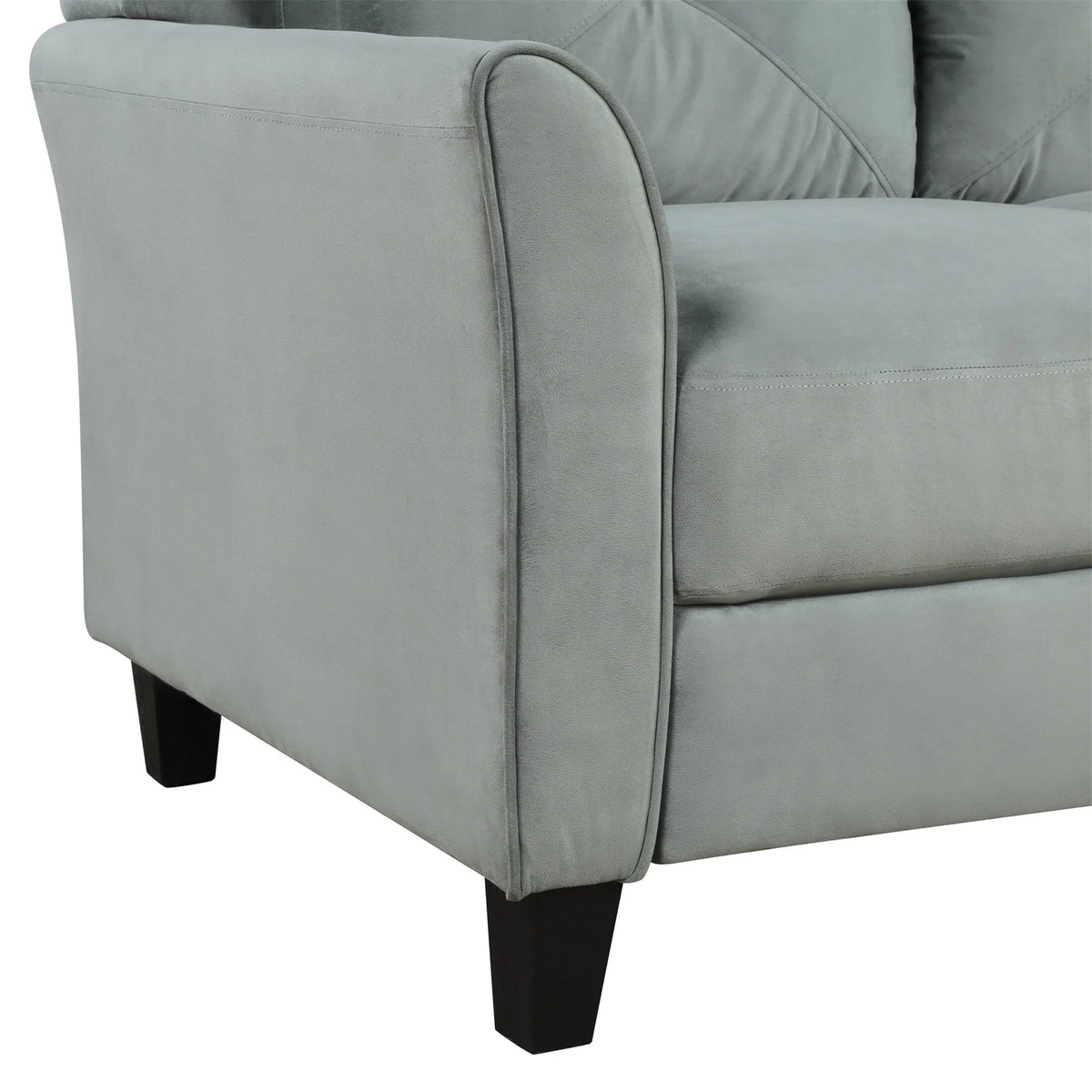 Gray Button Tufted Sofa Set (Set of 3) E81962