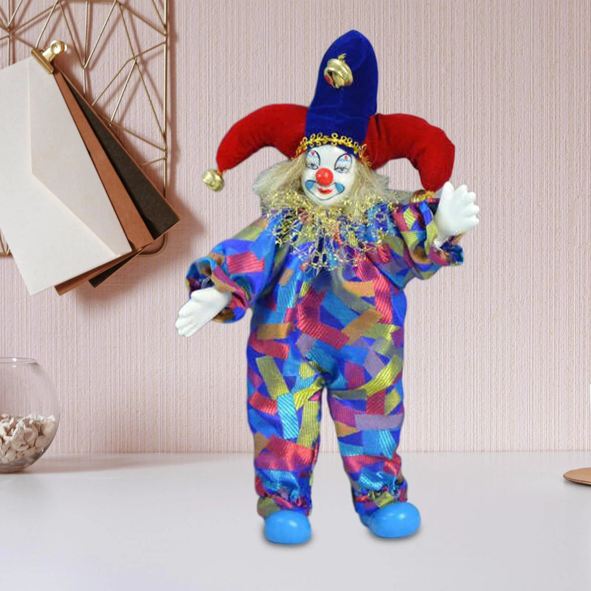 Porcelain Clown Doll Y5120