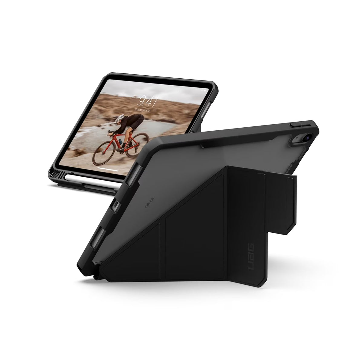 Ice/Black Rugged Folio Case for iPad 10.9" 10th Gen X73040