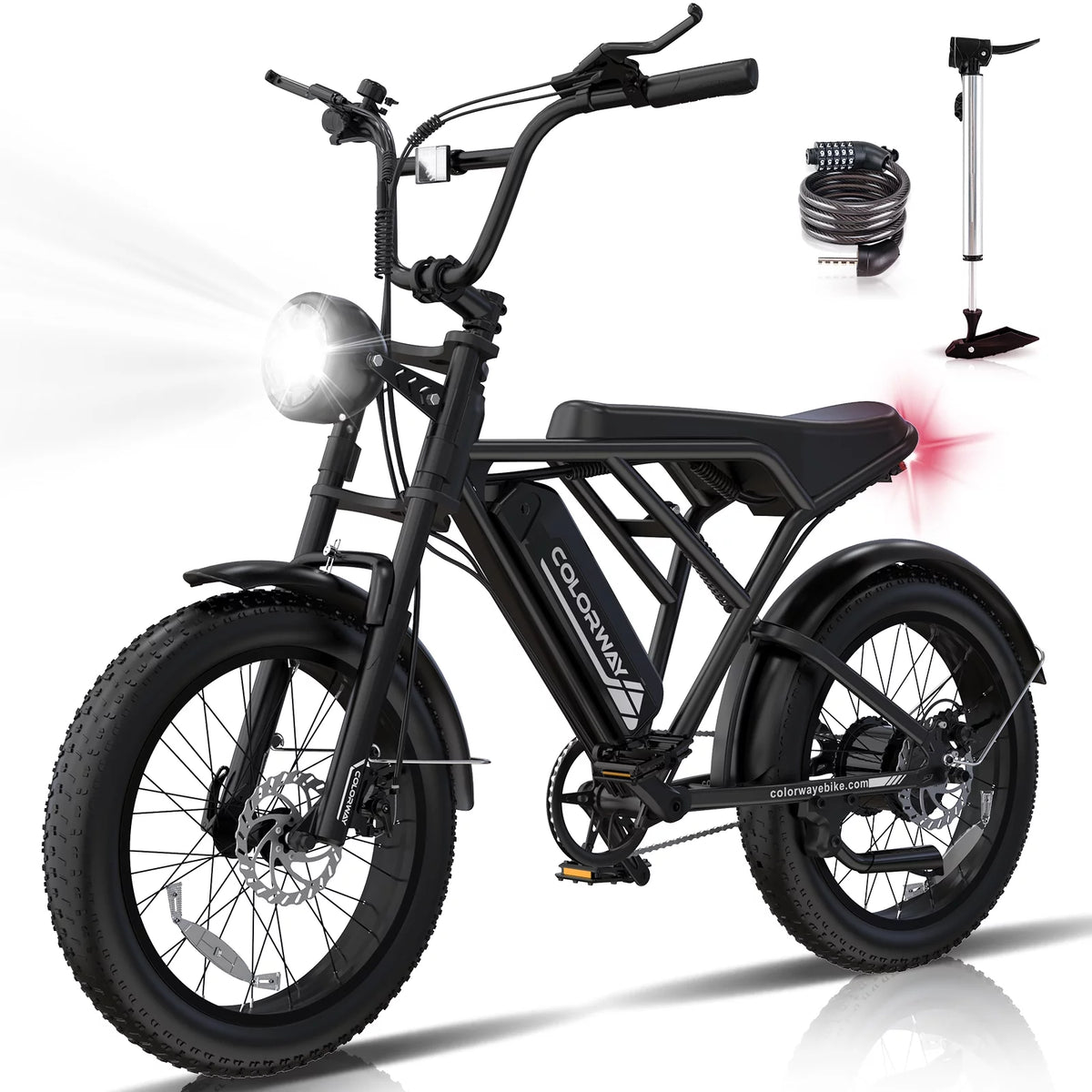 750W Electric Bike 20X4.0 Fat Tire 48V 15Ah Battery G399