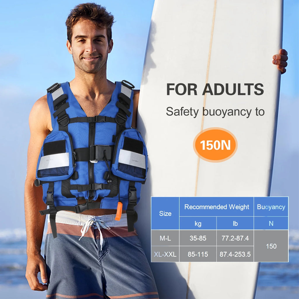Adult Safety Float Suit Survival Jacket W352482