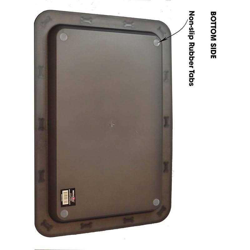 Black Pet Dinner Tray K5095