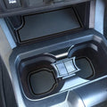 Red Trim Non-Slip Cup Holder Console Door Pocket Inserts Mats A896
