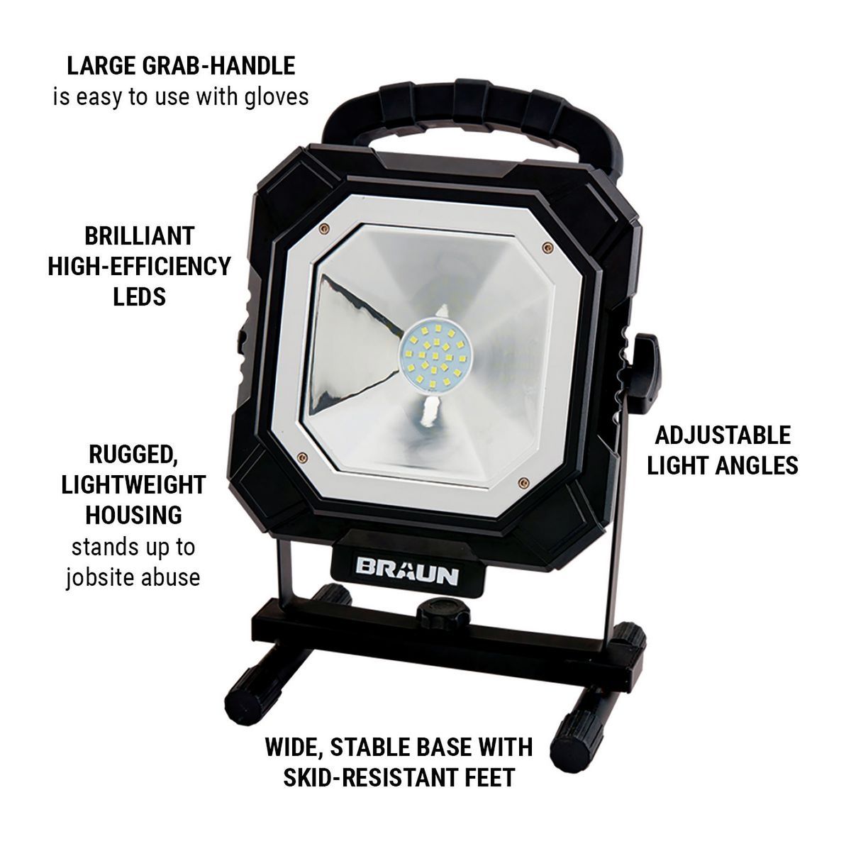 1500 Lumen LED Rechargeable Work Light S75648