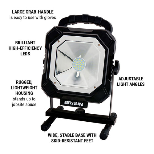 1500 Lumen LED Rechargeable Work Light S75648