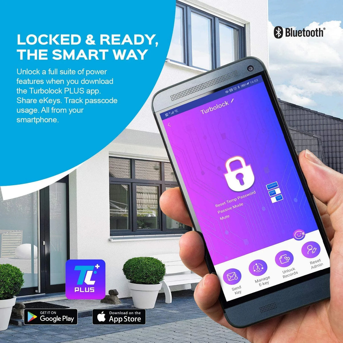 Smart Lock with Keypad Digital Deadbolt E702