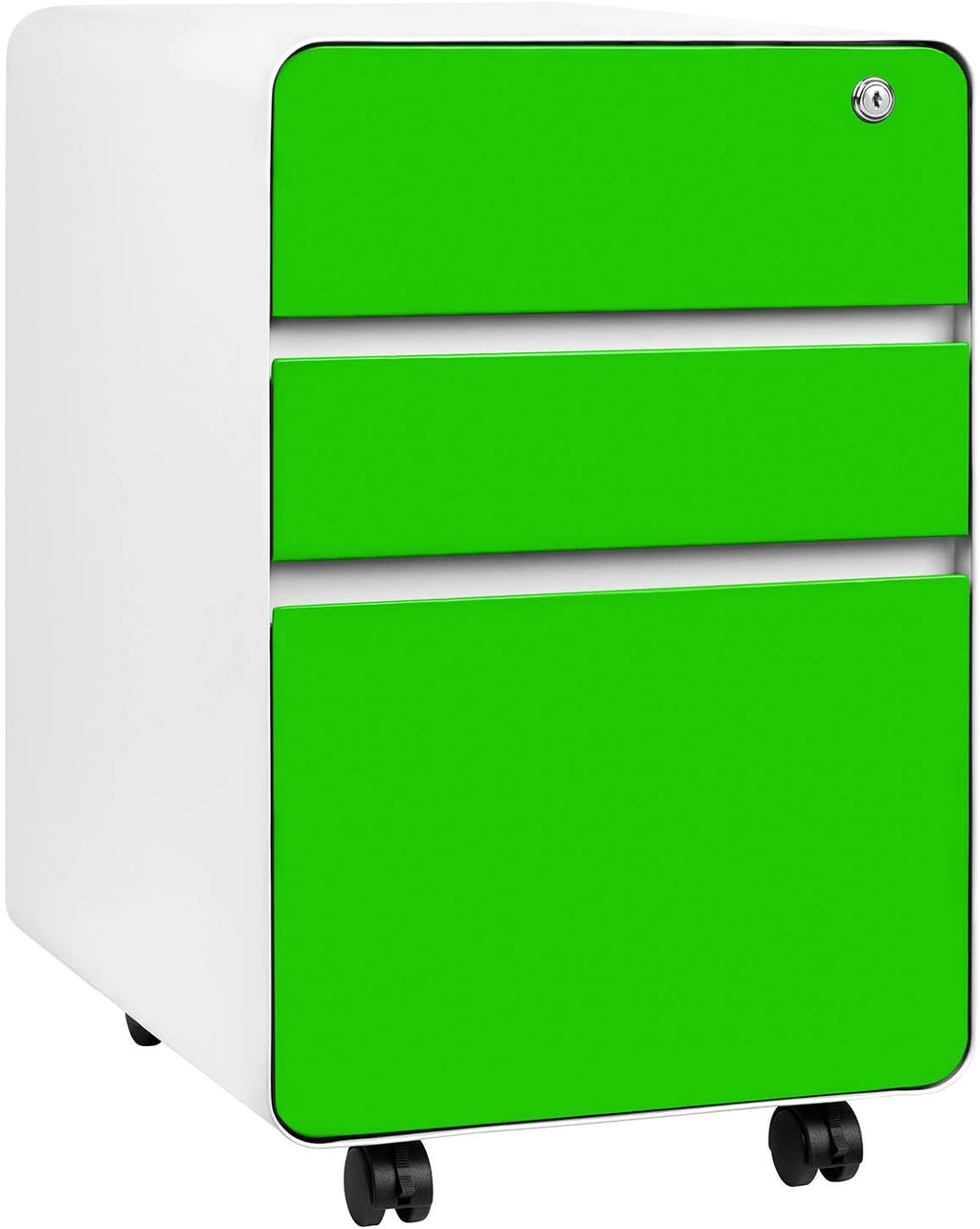 Black 3-Drawer Mobile File Cabinet P82590