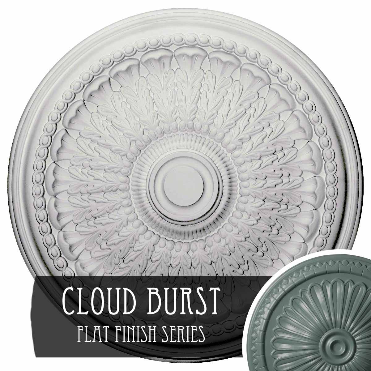 Hand-Painted Ceiling Medallion D460