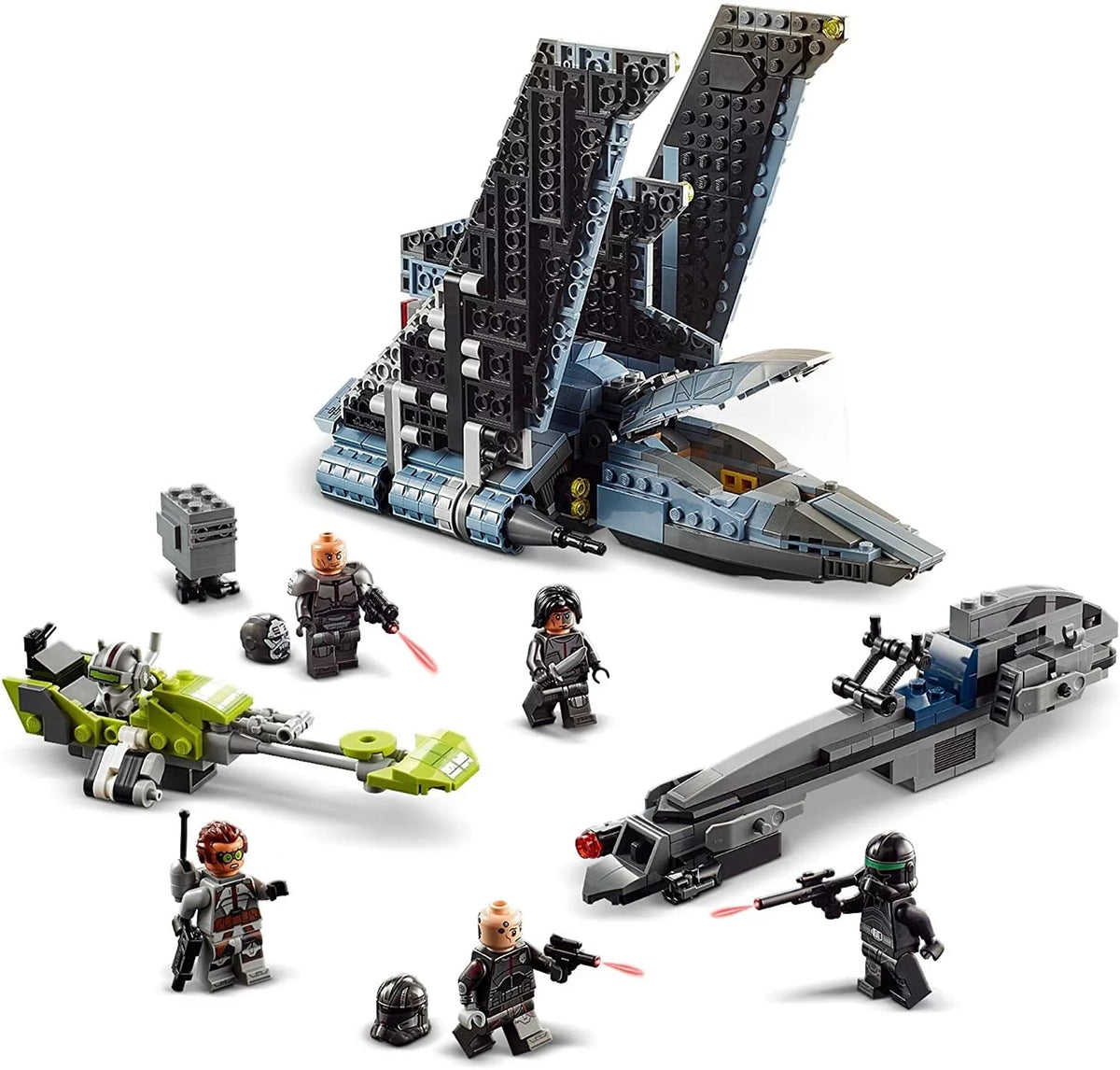 Star Wars Attack Shuttle Building Toy Set with 5 Clones Minifigures F785134