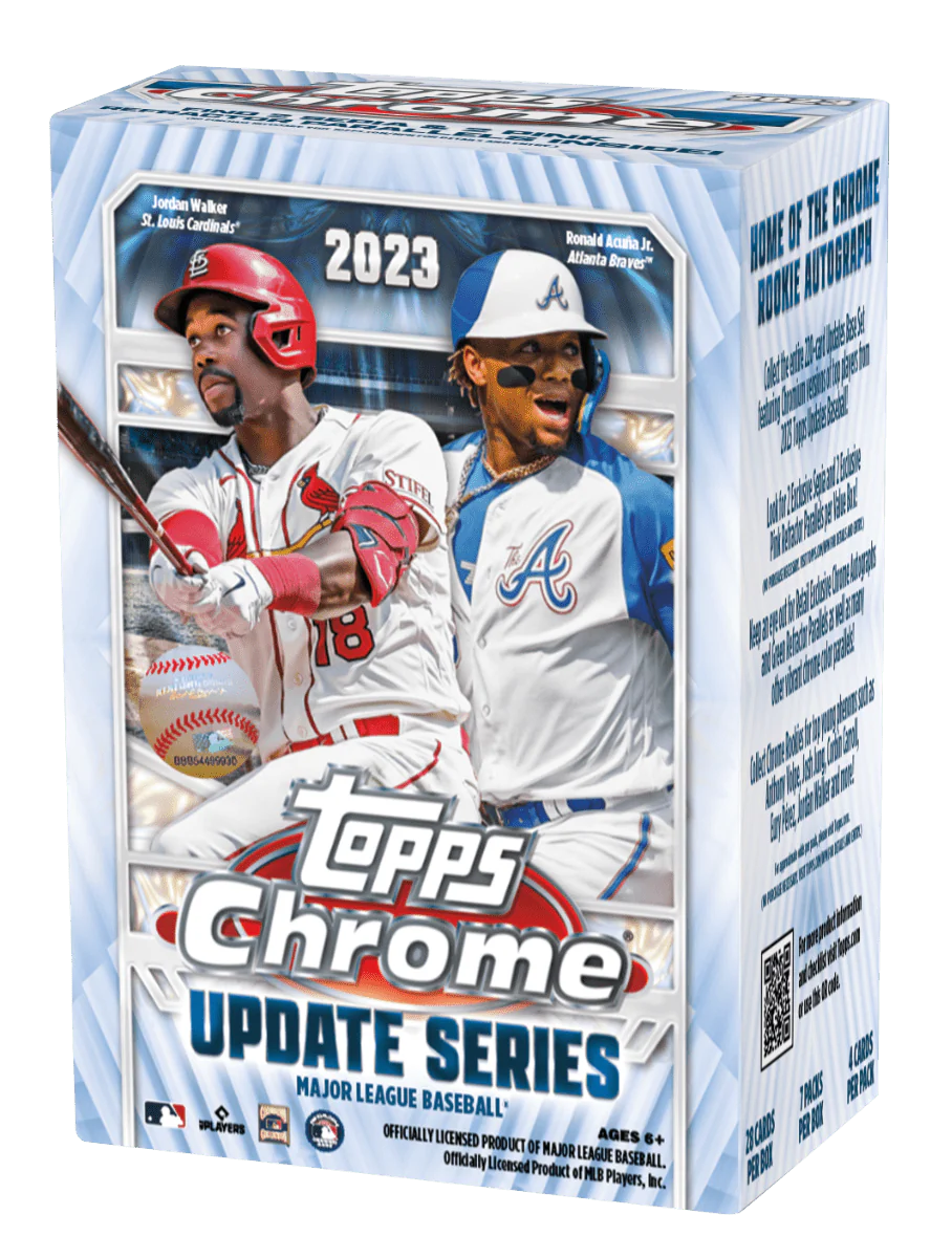 Topps Chrome Updates Baseball Blaster Box Trading Cards Z487