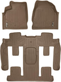 2 Row Tan Floor Mat Liner Set S9371