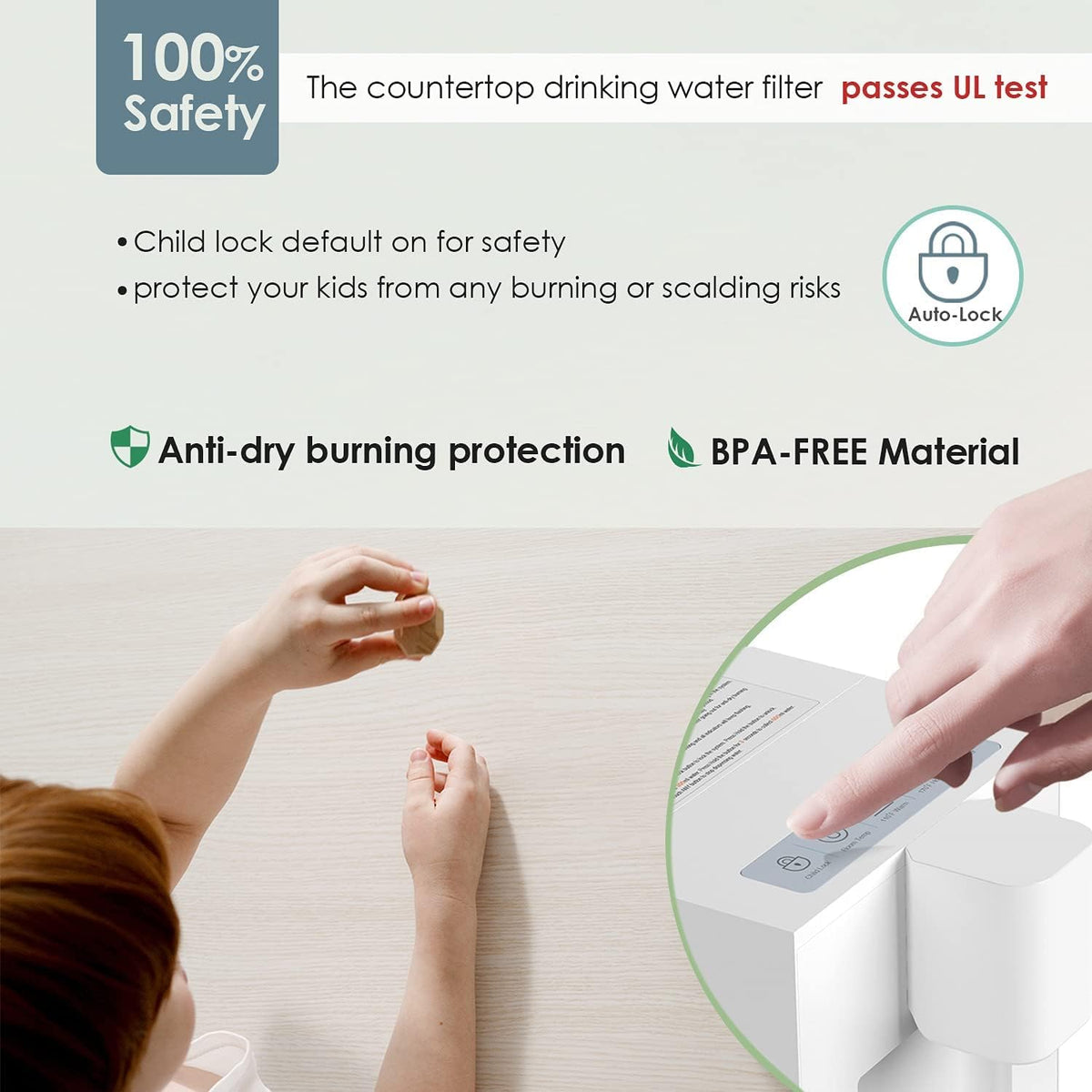 Countertop Water Filtration System with 1 Filter A114340