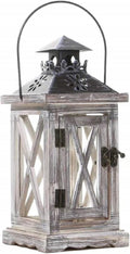 White Farmhouse Candle Lantern R776816
