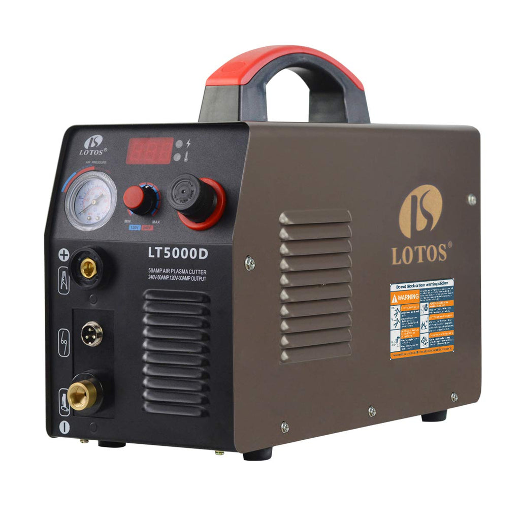 Plasma Cutter 50A Dual Voltage 110/220V AC 1/2" Clean Cut W14661