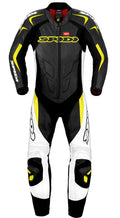 Black-Fluo Yellow Leather Suit O689