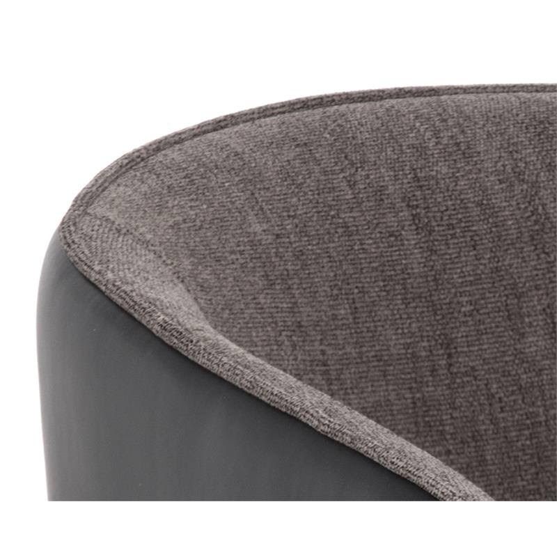 Sparrow Grey / Napa Black Dining Armchair A55079