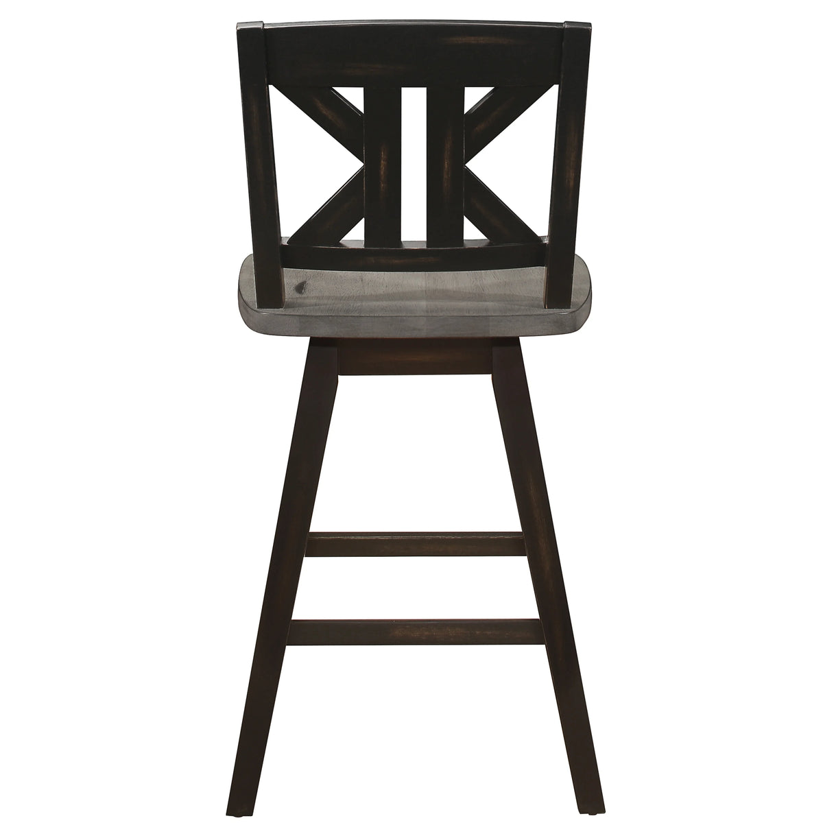 Black Sand-Through Swivel Counter Stool C664