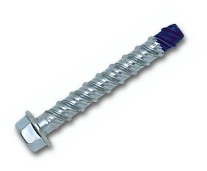 1/2 x 3 Zinc Plated Concrete Screw Anchor 50 Anchor K970