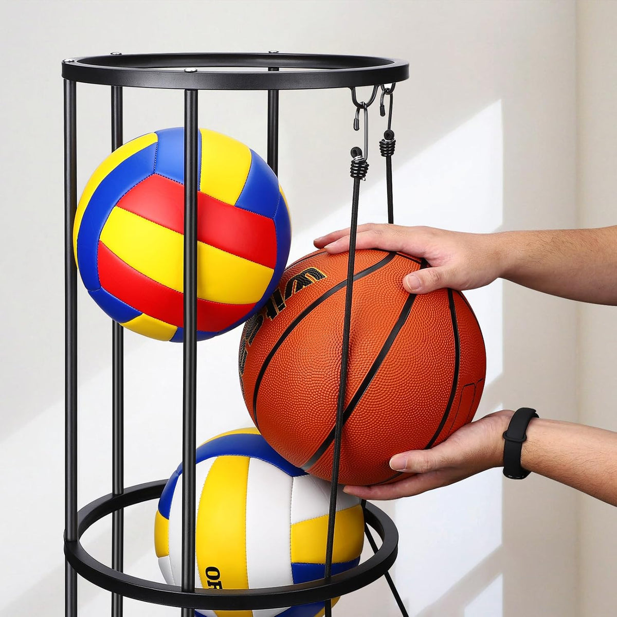 3 Layer Vertical Ball Storage Rack Z90882