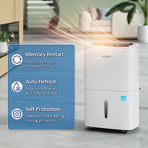 120 Pints Energy Star Home Dehumidifier with Drain Hose D924