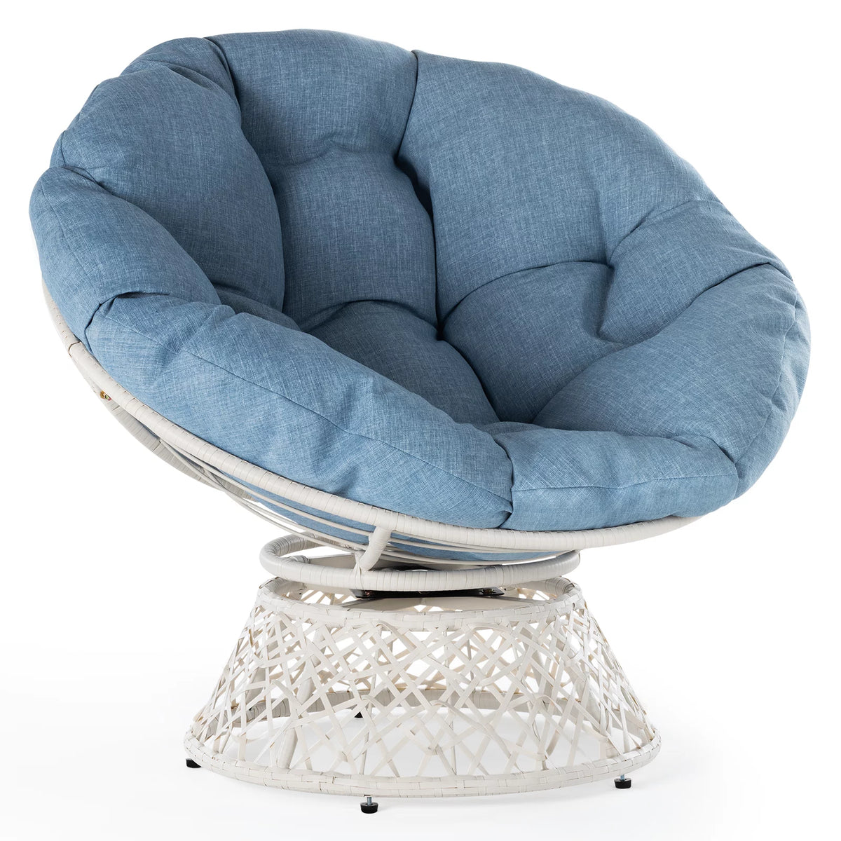 360 Swivel Papasan Chair with Fabric Cushion N43719