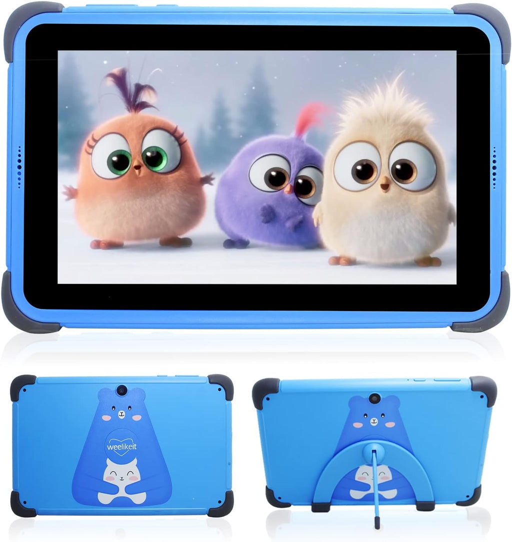Pink Kids Tablet with WiFi, IPS HD Display, Dual Camera, Parental Control, Stylus I7646