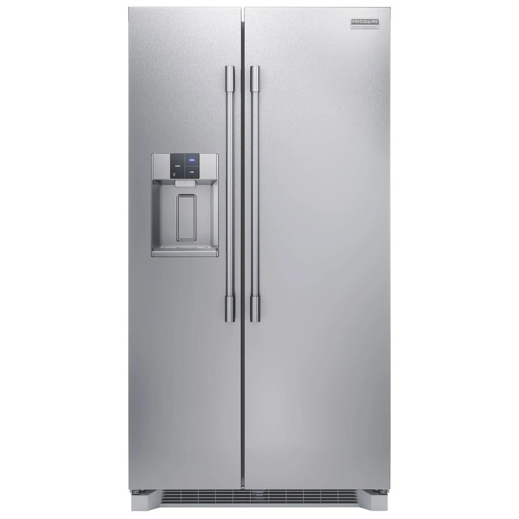 36 In. 22.3 Cu. Ft. Stainless Steel Side-By-Side Refrigerator E120