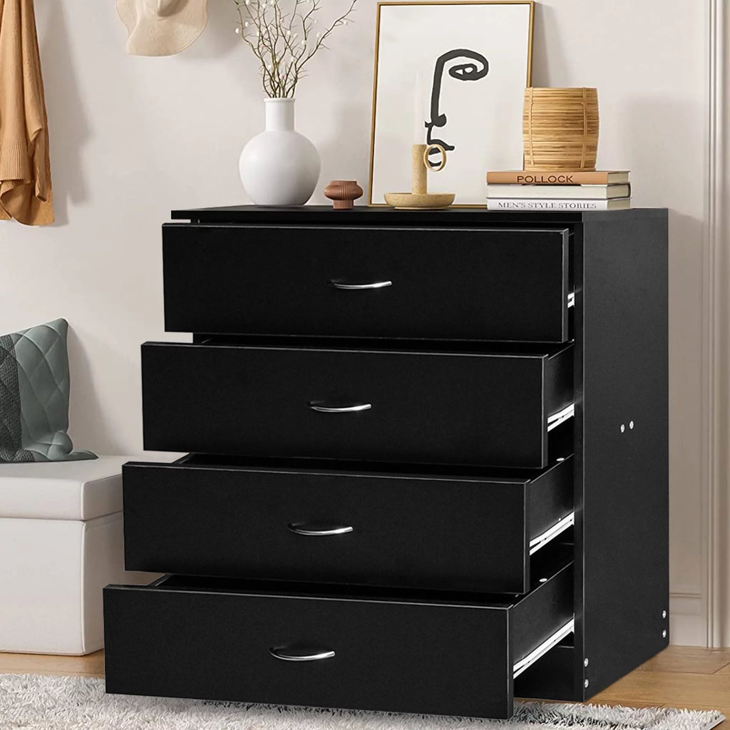 Black 4 Drawer Dresser G8134