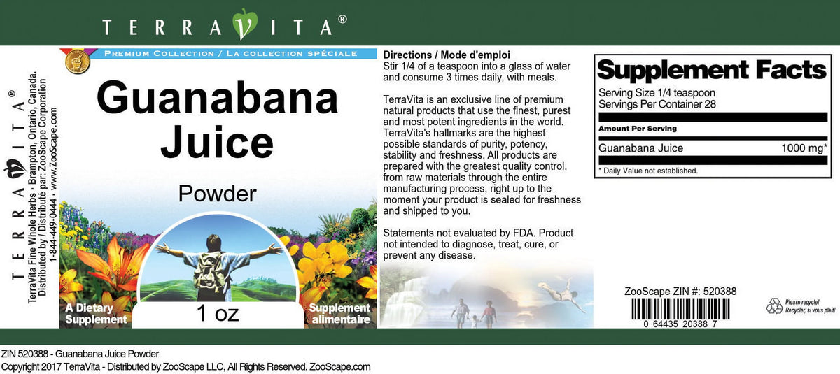 Guanabana Juice Powder 1 oz C36713