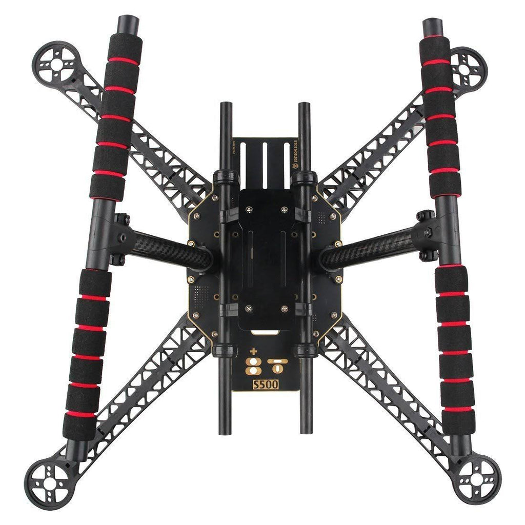Quadcopter Fuselage Frame Kit PCB Version with Carbon Fiber Landing Gear Skid S8966