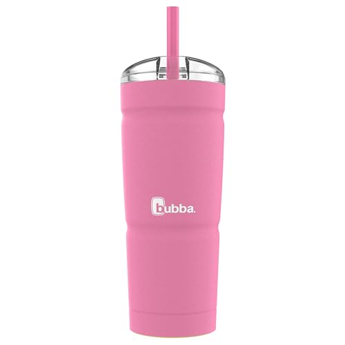 24oz Vacuum Insulated Stainless Steel Tumbler with Straw 2 Pack M93074