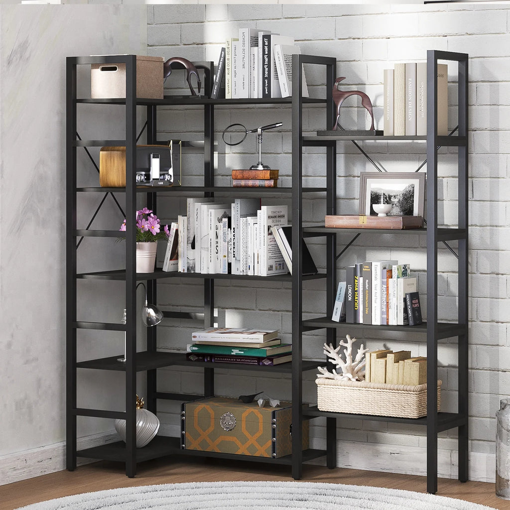 5 Tier 59" Tall Bookshelf Y366480