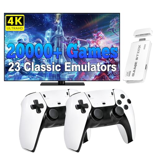 64GB Retro Game Stick with 2 Wireless Controllers X7800