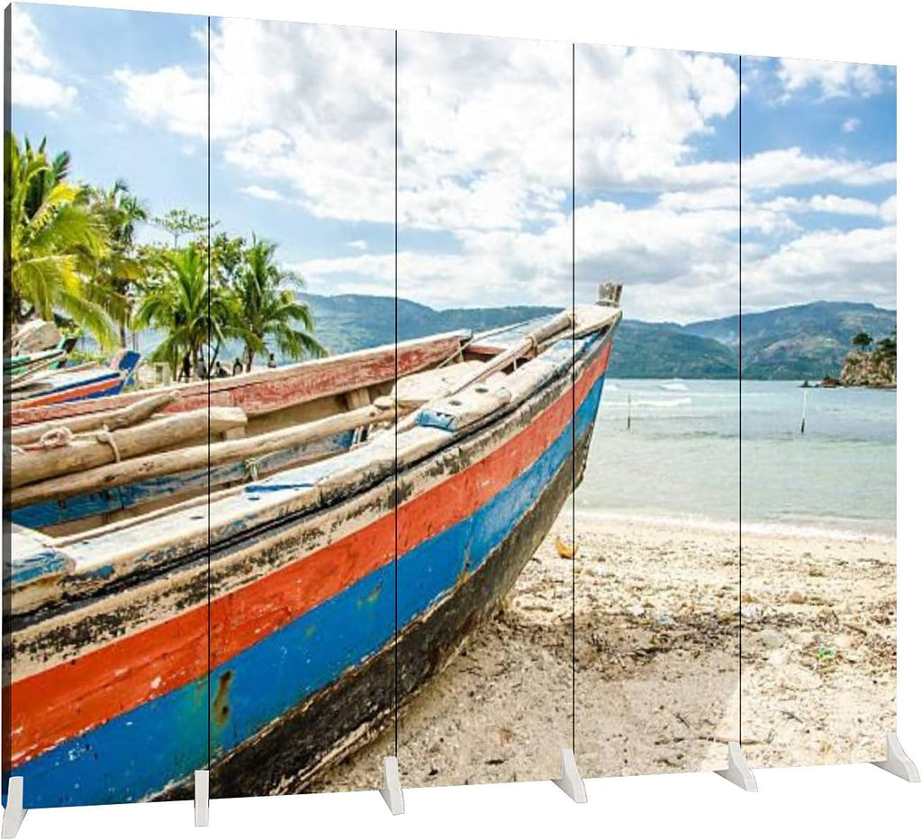 6 Panels Folding Canvas Screen Divider I5298