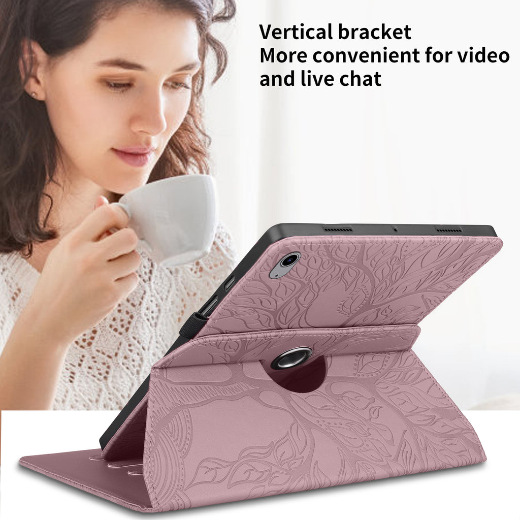 Rosegold PU Leather Folio Case for iPad 10.9" 2022 I183
