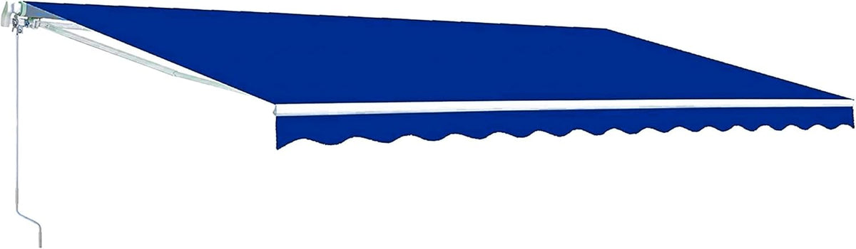 Brown 13 x 10 Feet Retractable Patio Awning I616569