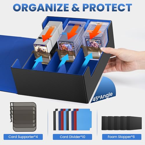 Card Storage Box with 10 Dividers B281
