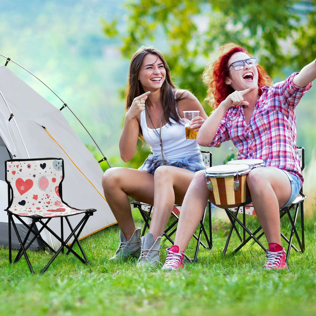 Portable Camping Chair with Carry Bag K643