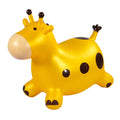Inflatable Bouncing Horse Toy with Air Pump (Yellow) F126