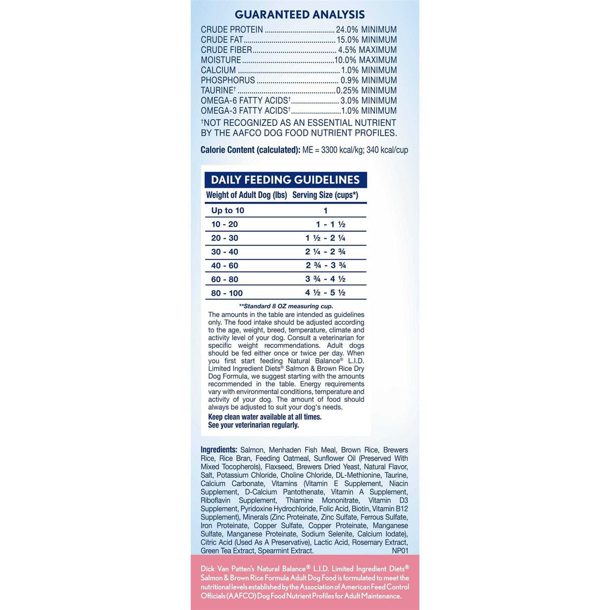 Limited Ingredient Dry Dog Food U6375