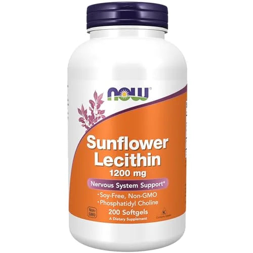 200 Softgels Sunflower Lecithin 1200 mg J947